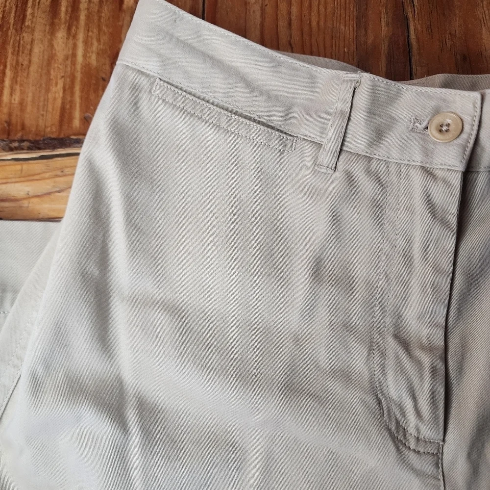 Ralph Lauren Tan Crop Wide Leg Cotton Pant Size‎ 6P